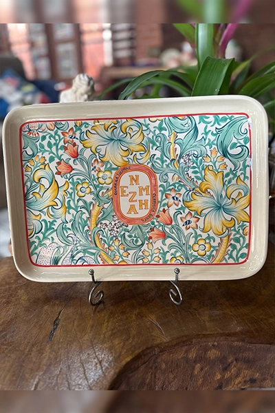 BANDEIJA FLORAL COLORIDA