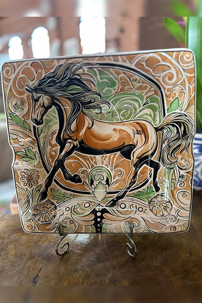 CINZEIRO PARA CHARUTO CAVALO MARROM GG