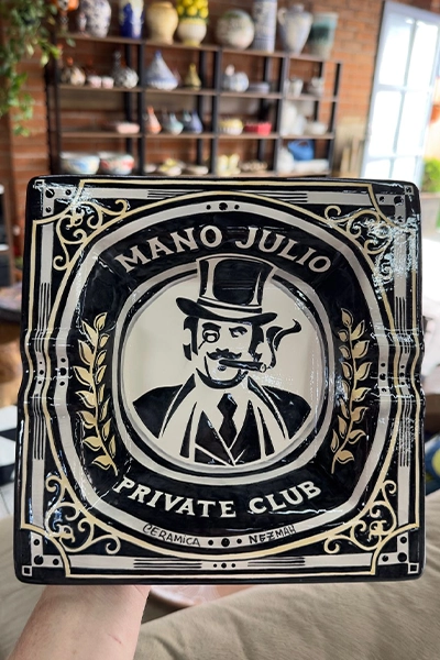 CINZEIRO PARA CHARUTO " O CARTOLA"  (M)