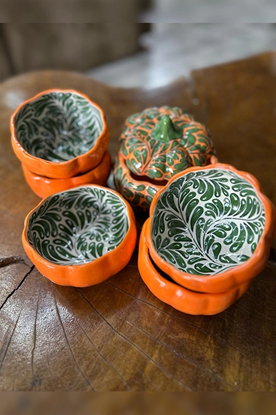 CONJUNTO DE BOWL DE ABOBORAS