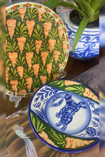 PRATO DE PASCOA CENOURA REF