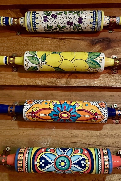 ROLO DE MASSAS DECORATIVOS