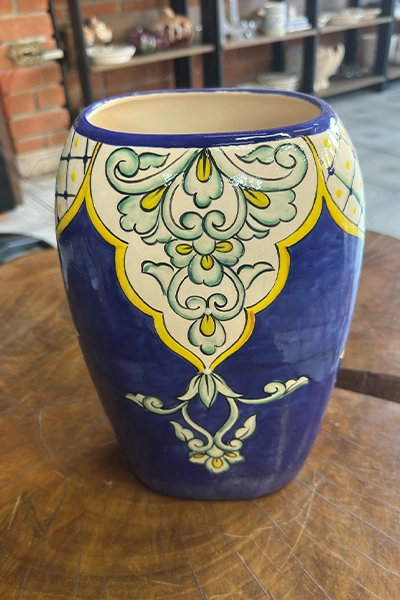 VASO OVAL ARABESCOS ITALIANO